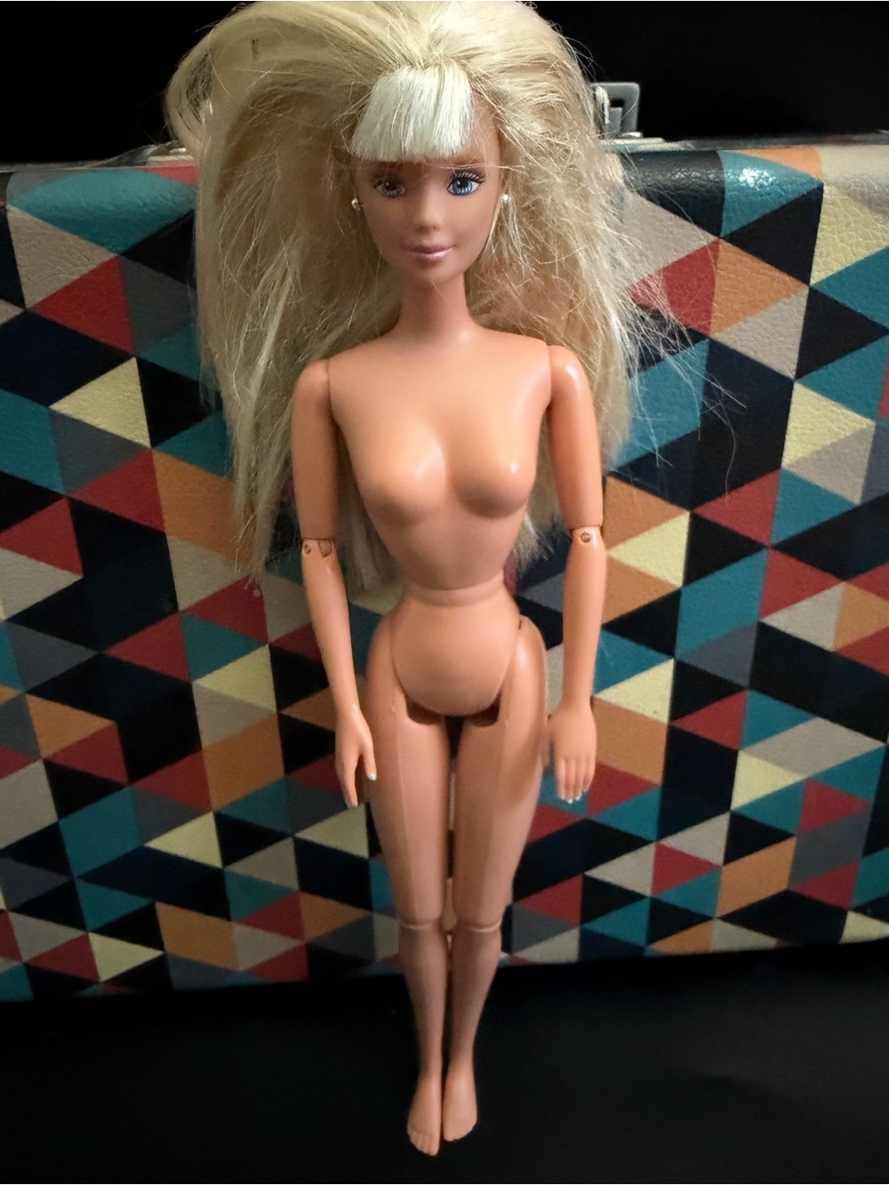 Vintage Mattel Barbie Cool Blue 1993 Articulated Dolls Movable Arms Legs Doll